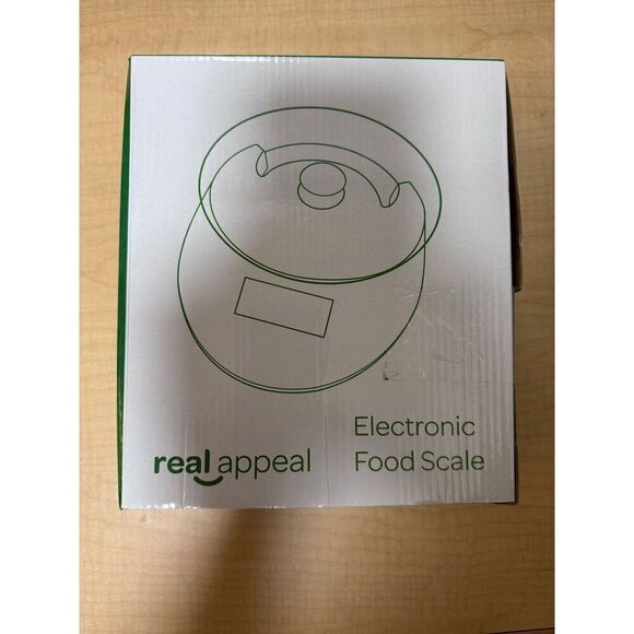 Real Appeal Electronic Food Scale with Plastic Bowl New in Box - Picture 1 of 8